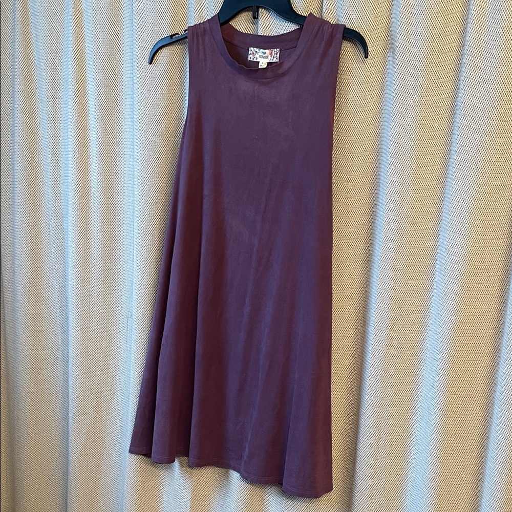 Pink Republic Plum Sleeveless Mini Dress